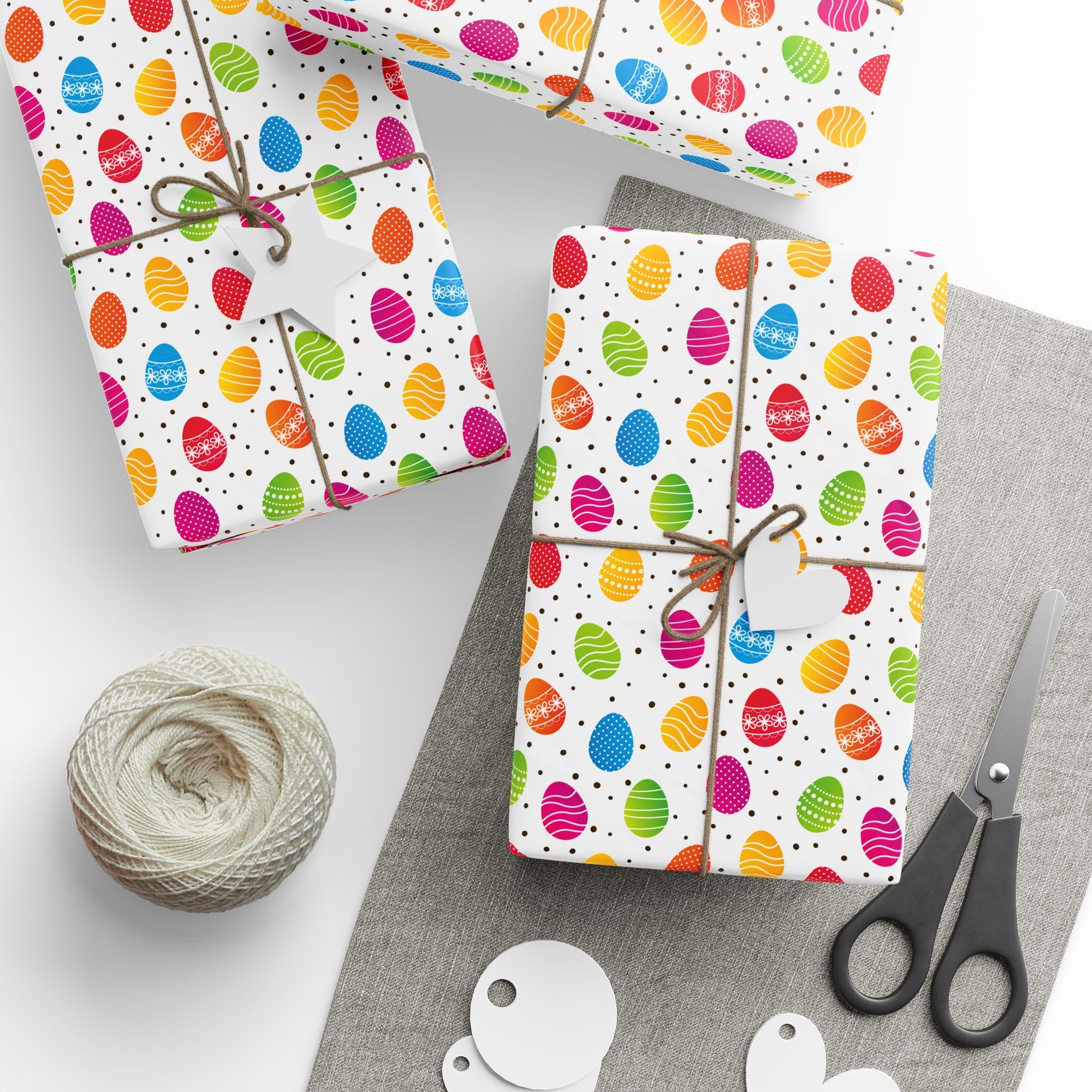 Easter Egg Hunt Wrapping Paper | Holiday Gift Wrapping Paper Roll