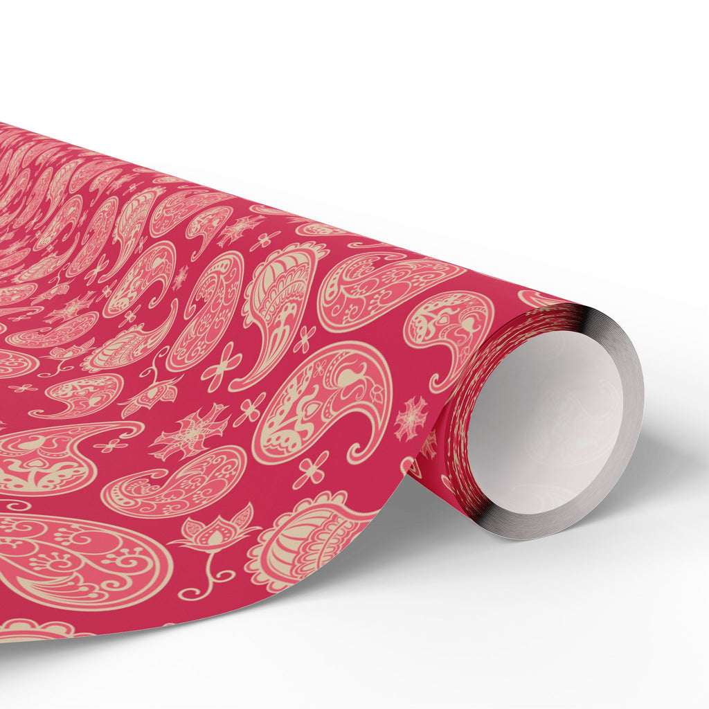 Paisley Design 003 Wrapping Paper - Holiday Gift Wrapping Paper Roll