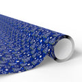 Hanukkah Glowing Star Wrapping Paper | Holiday Gift Wrapping Paper Roll
