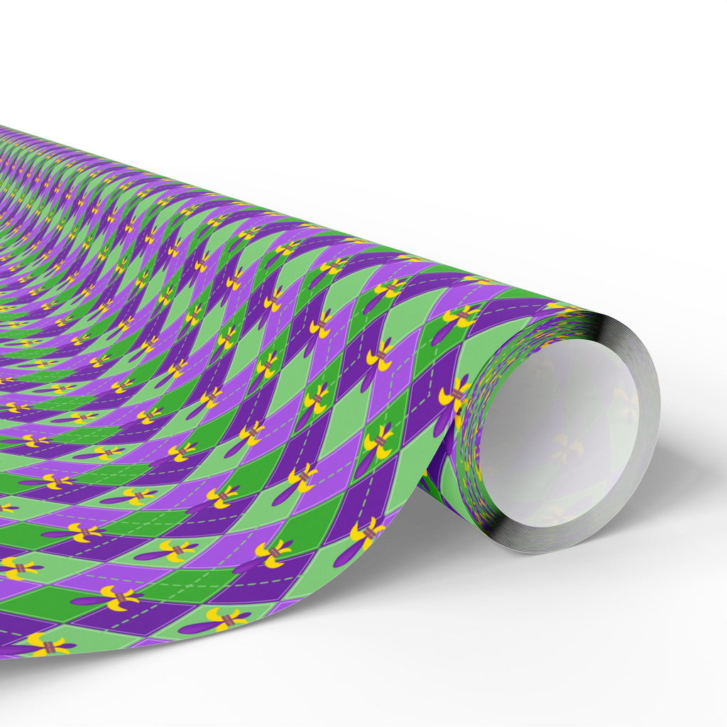 Argyle Design 001 Wrapping Paper - Holiday Gift Wrapping Paper Roll