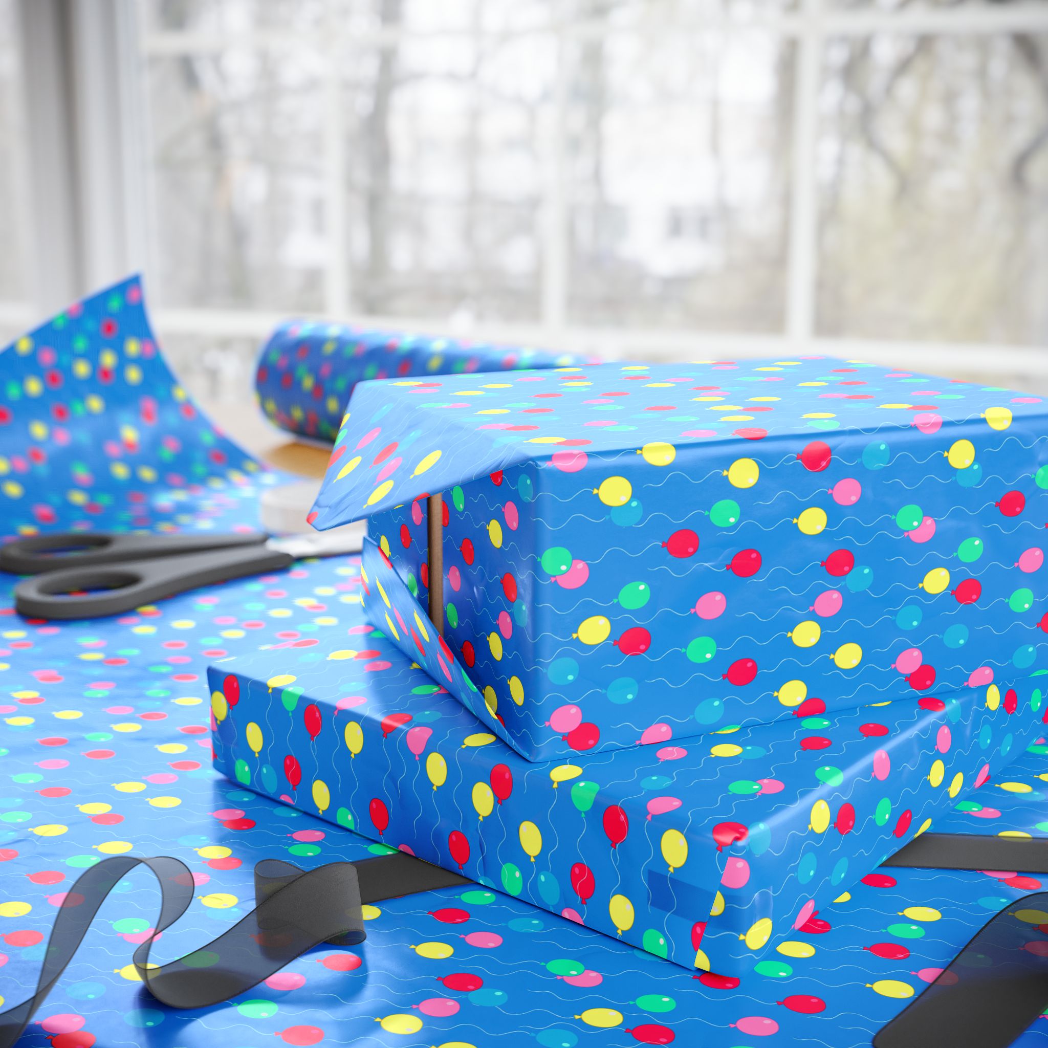 Birthday Wrapping Paper Design 002 - Holiday Gift Wrapping Paper Roll