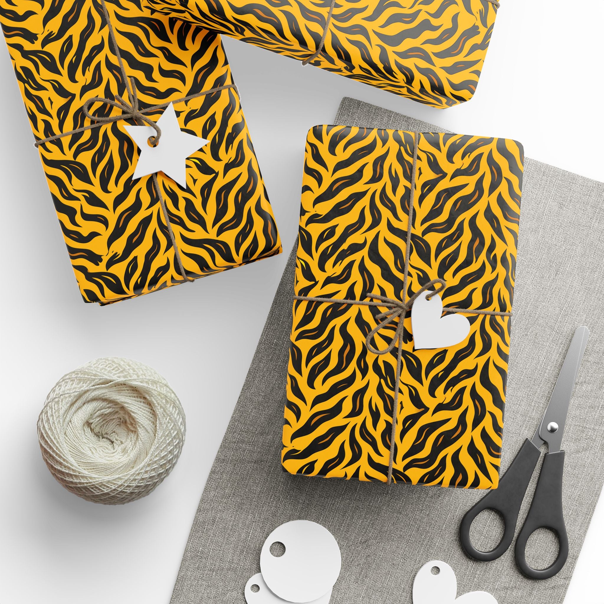 Animal Print Design 023 Tiger Skin Wrapping Paper - Holiday Gift Wrapping Paper Roll