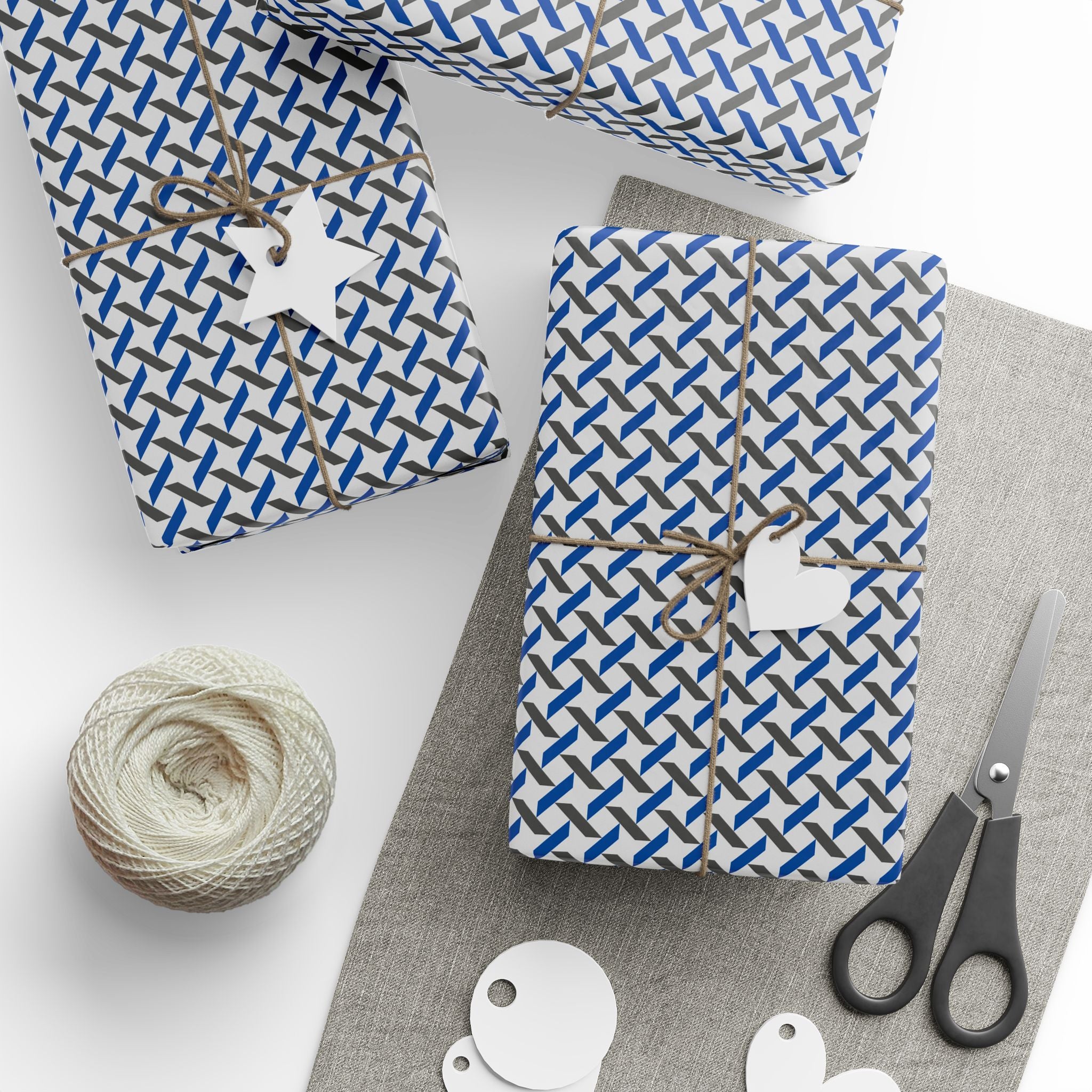 Geometric Design 004 Wrapping Paper - Holiday Gift Wrapping Paper Roll