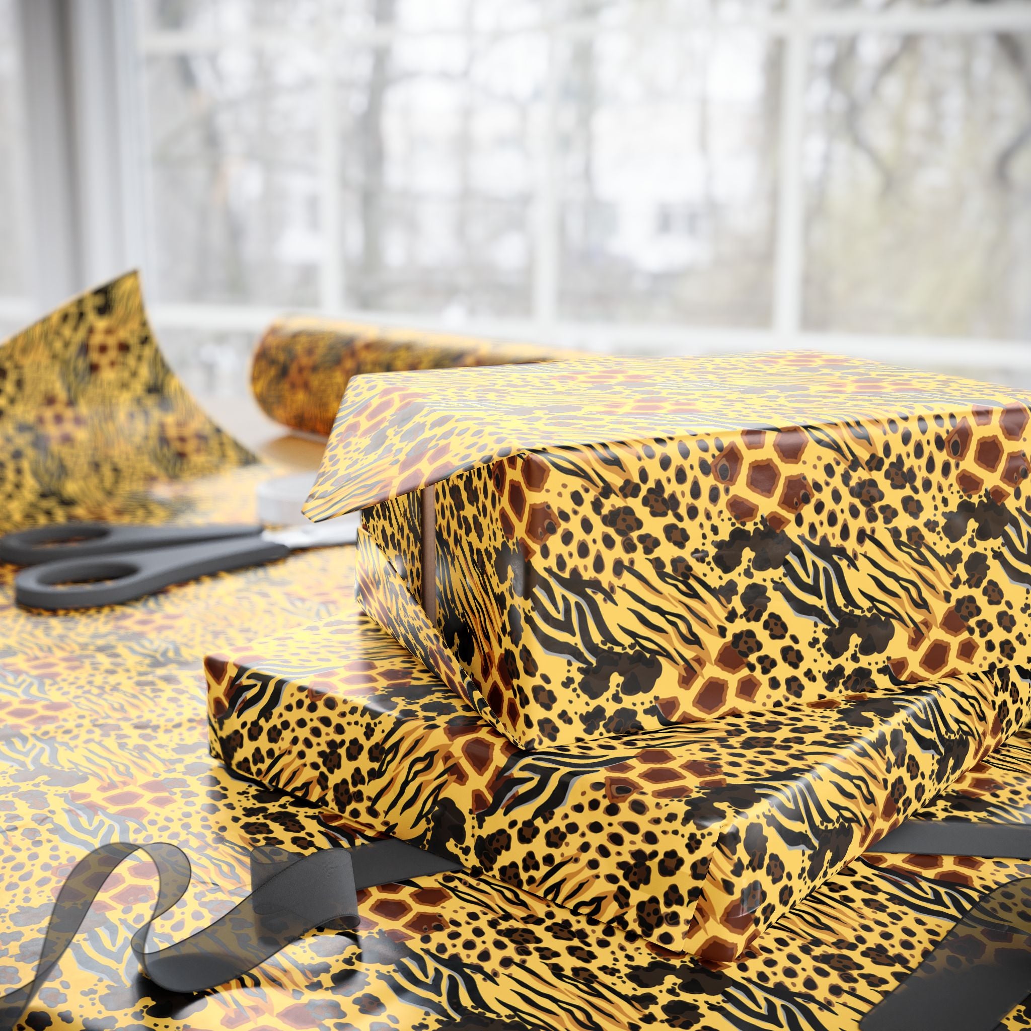 Animal Print Design 016 Wrapping Paper - Holiday Gift Wrapping Paper Roll