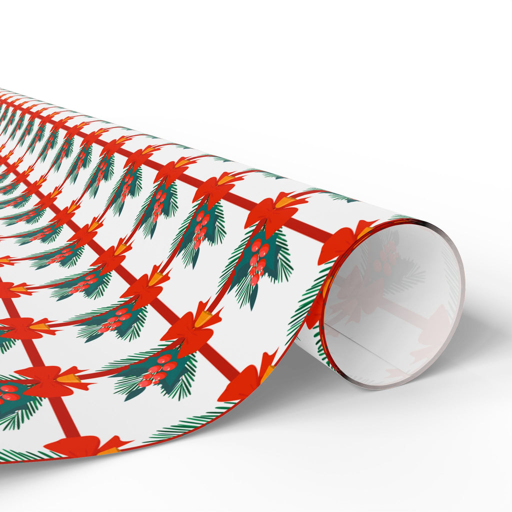 Christmas Gift Bows Wrapping Paper | Holiday Gift Wrapping Paper Roll