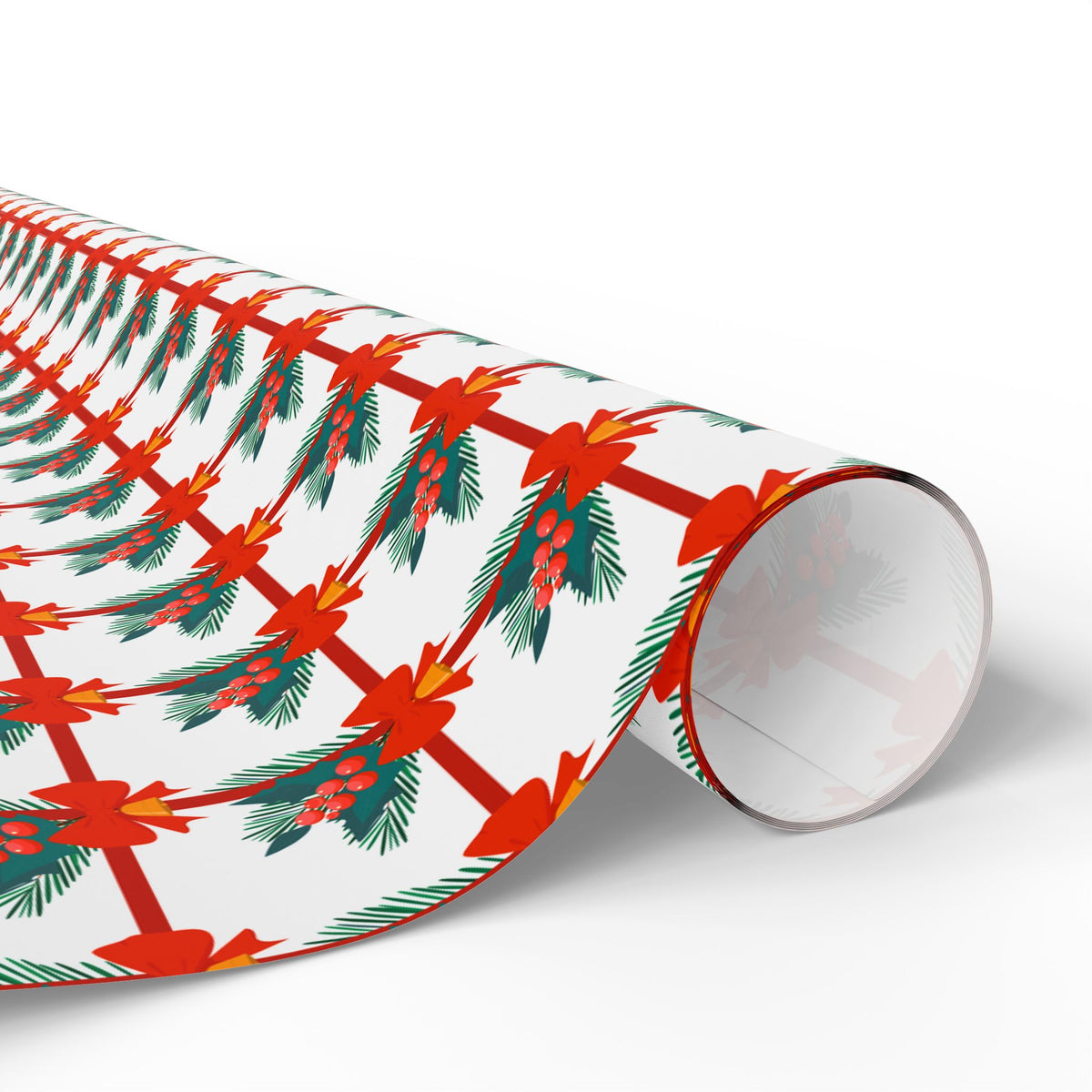 Christmas Gift Bows Wrapping Paper | Holiday Gift Wrapping Paper Roll