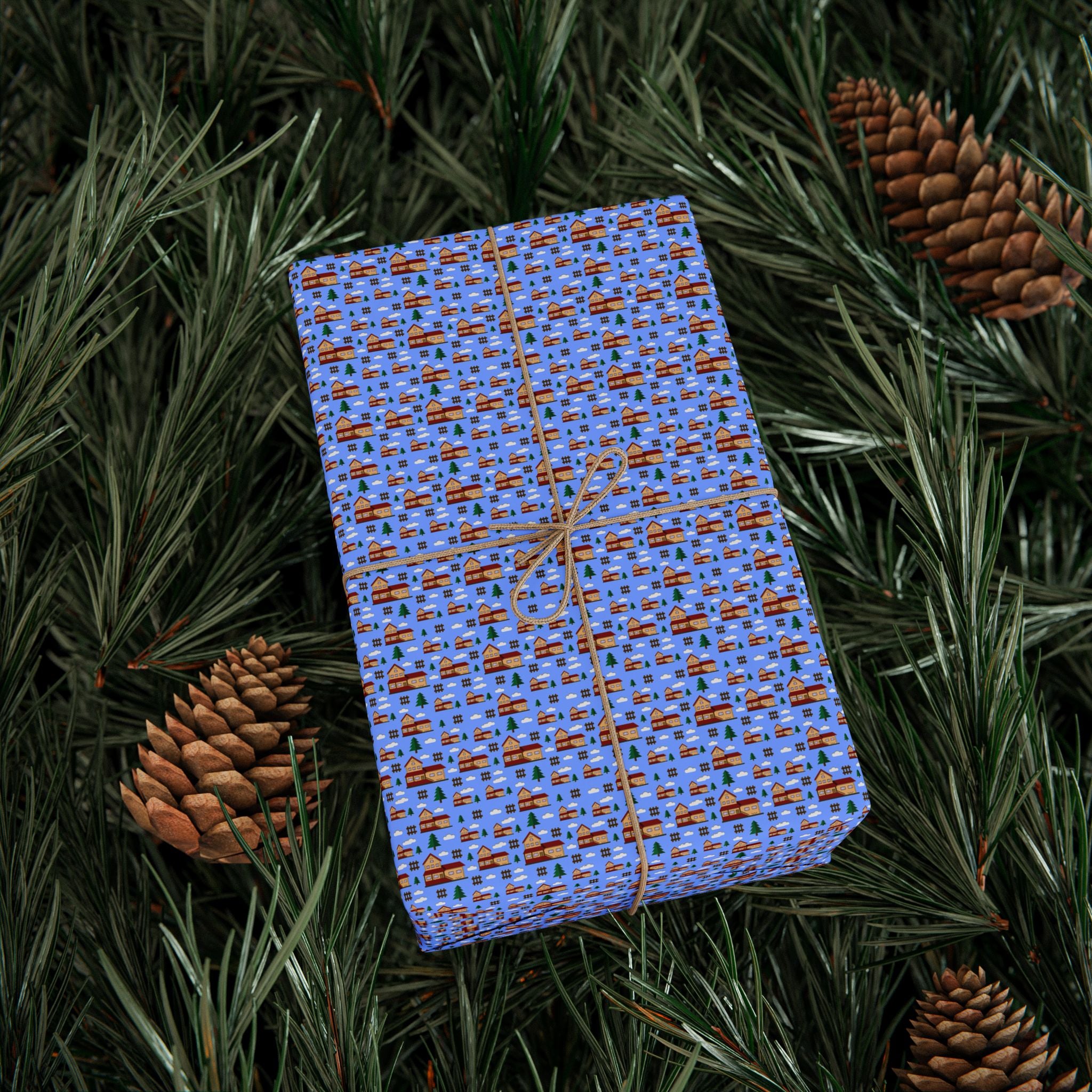 House Warming Wrapping Paper Design 003 - Holiday Gift Wrapping Paper Roll