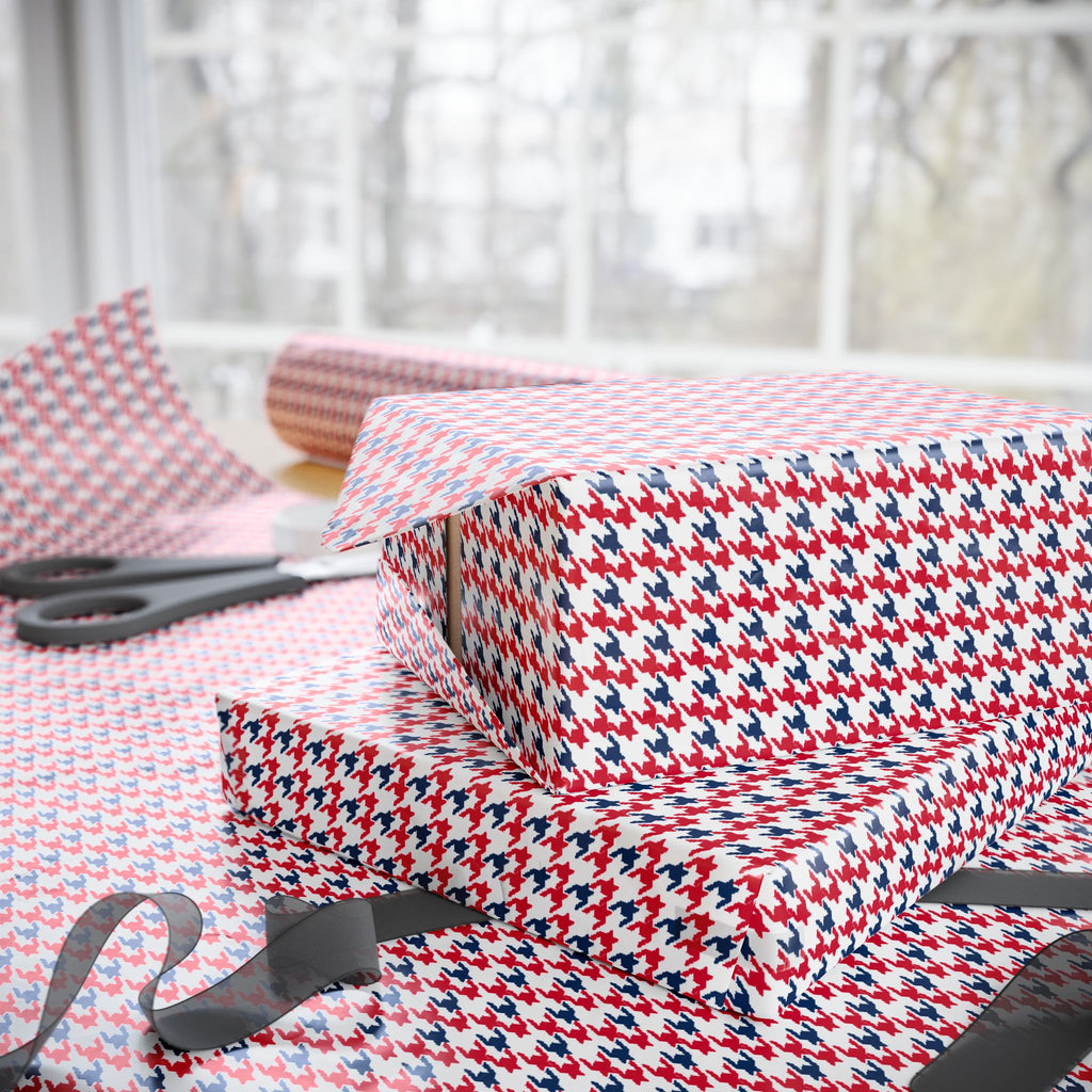 Arizona Houndstooth Wrapping Paper Design - Holiday Gift Wrapping Paper Roll