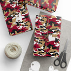 Boston College Eagles Inspired Camoflauge Wrapping Paper - Holiday Gift Wrapping Paper Roll
