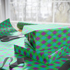 Argyle Design 029 Wrapping Paper - Holiday Gift Wrapping Paper Roll
