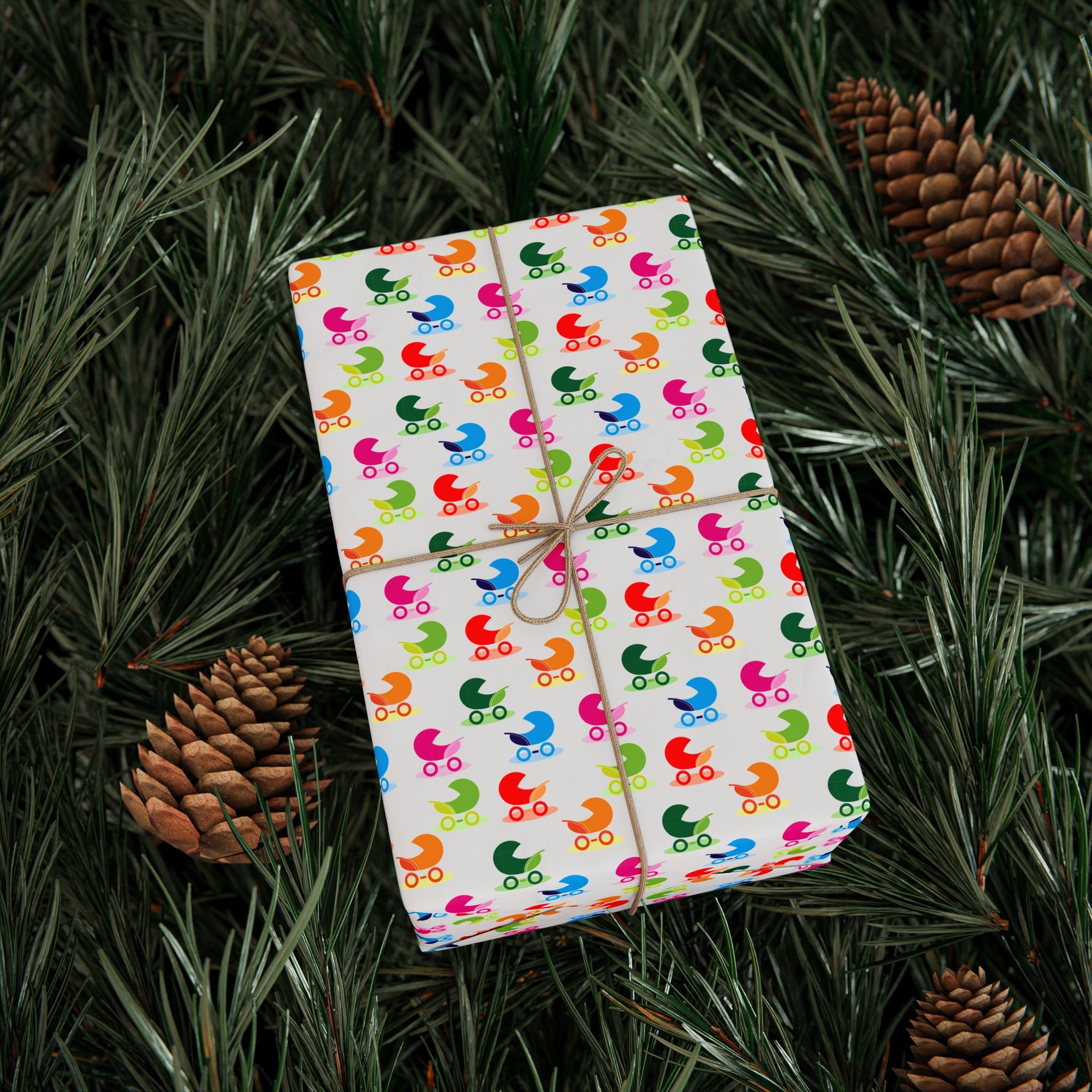 Baby Shower Wrapping Paper Design 002 - Holiday Gift Wrapping Paper Roll