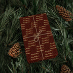 New Year's Golden Wishes Wrapping Paper - Holiday Gift Wrapping Paper Roll