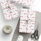 NSFW Cream Pie Spencerian Script Wrapping Paper - Holiday Gift Wrapping Paper Roll