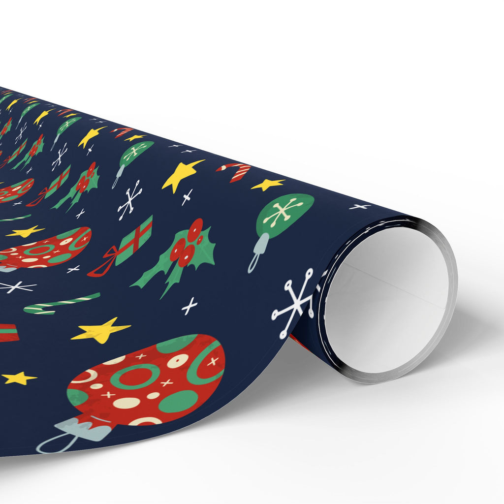 Christmas Artistic Holiday Wrapping Paper | Holiday Gift Wrapping Paper