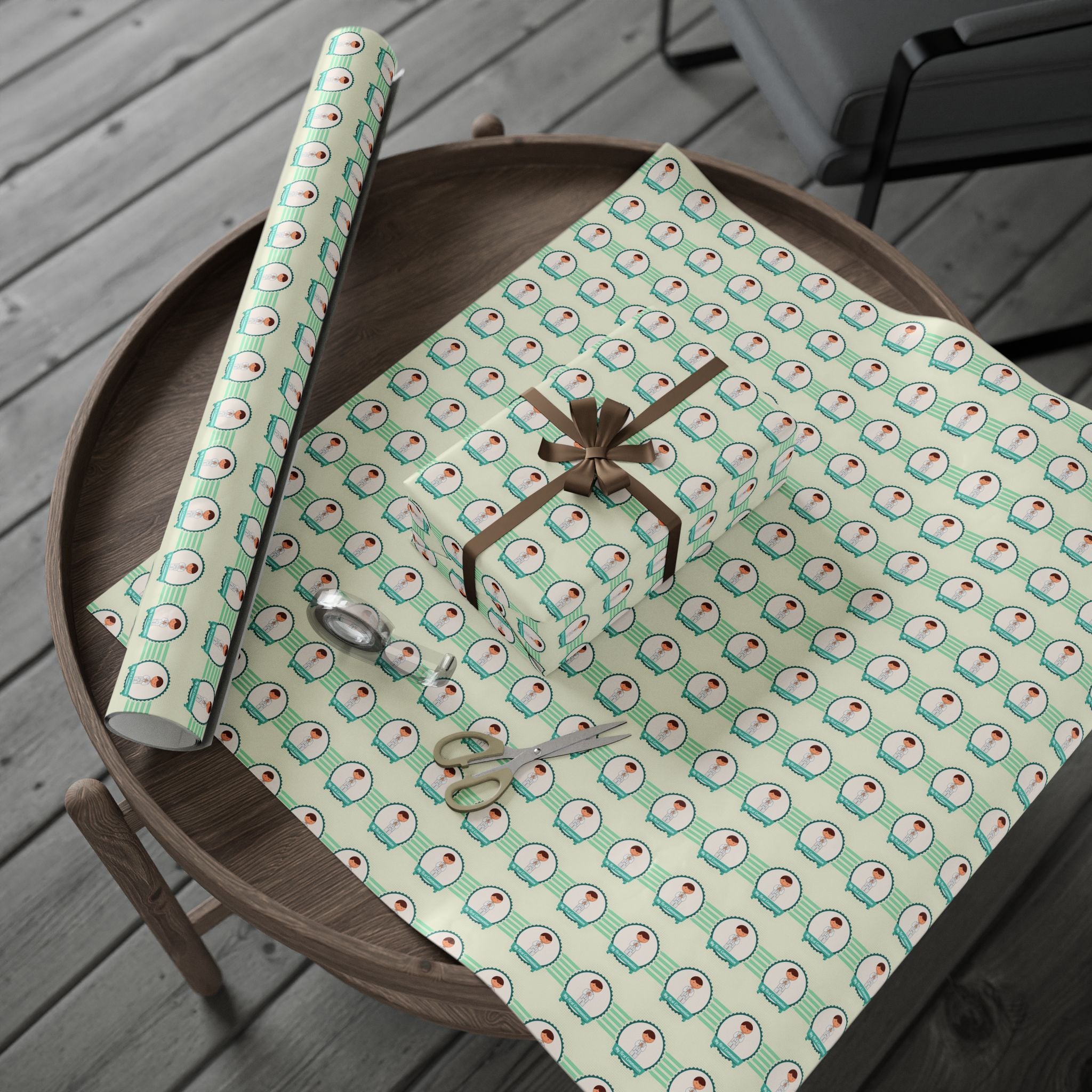 Religious Icons Wrapping Paper Design 004 - Holiday Gift Wrapping Paper Roll