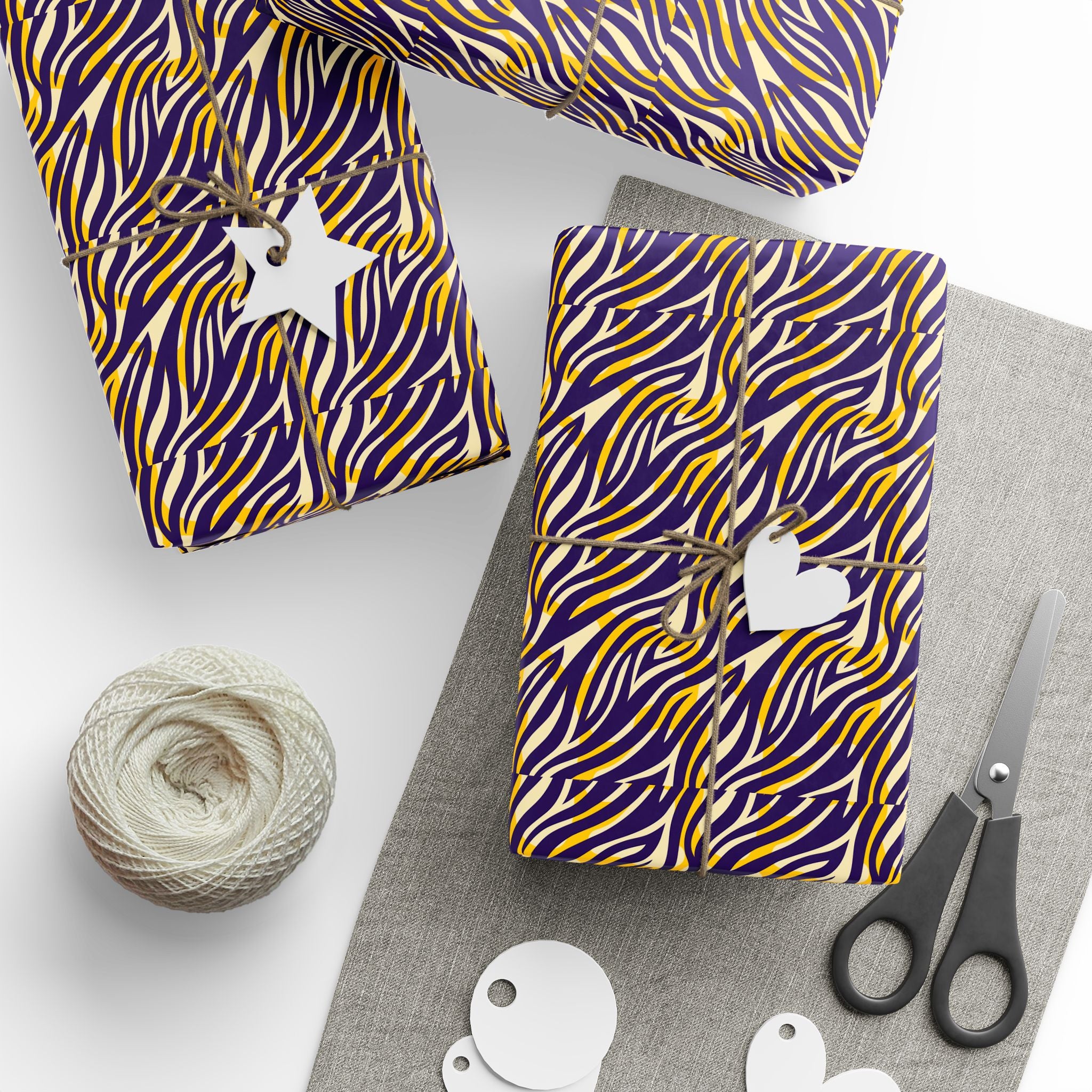 Animal Print Design 009 Tiger Skin Wrapping Paper - Holiday Gift Wrapping Paper Roll