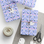 Mother's Day White Flowers Wrapping Paper - Holiday Gift Wrapping Paper Roll