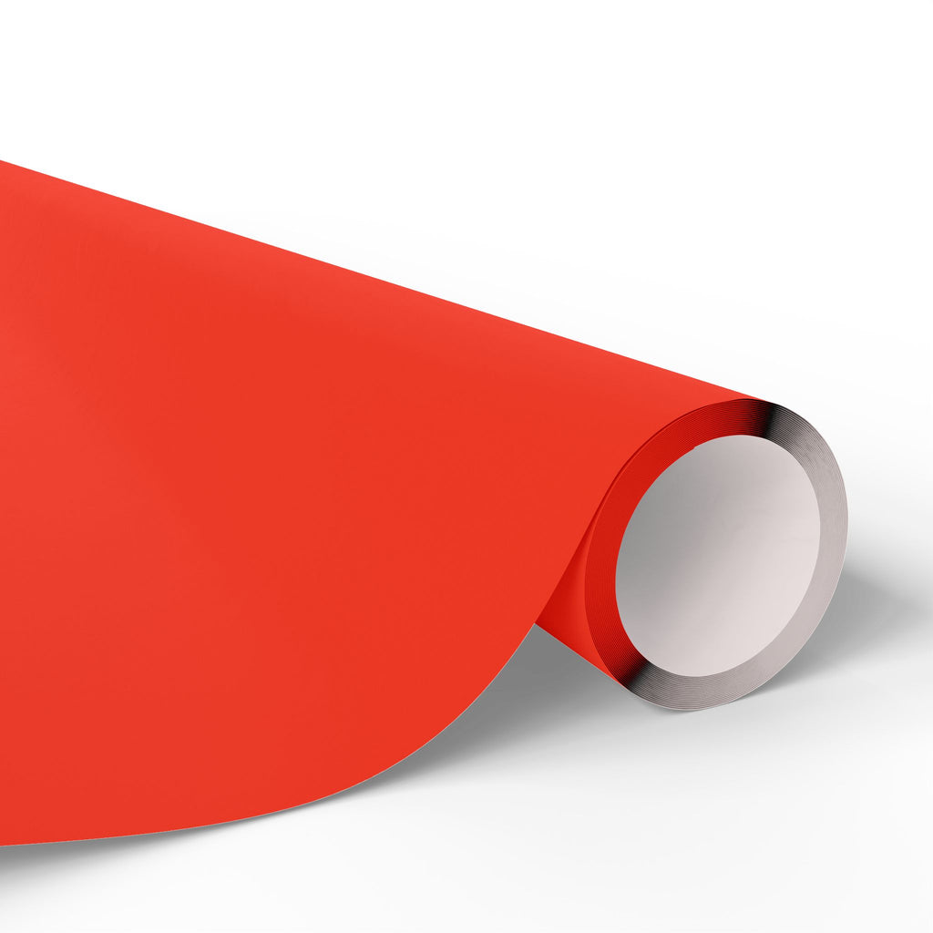 Solid Bright Red Wrapping Paper - Holiday Gift Wrapping Paper Roll