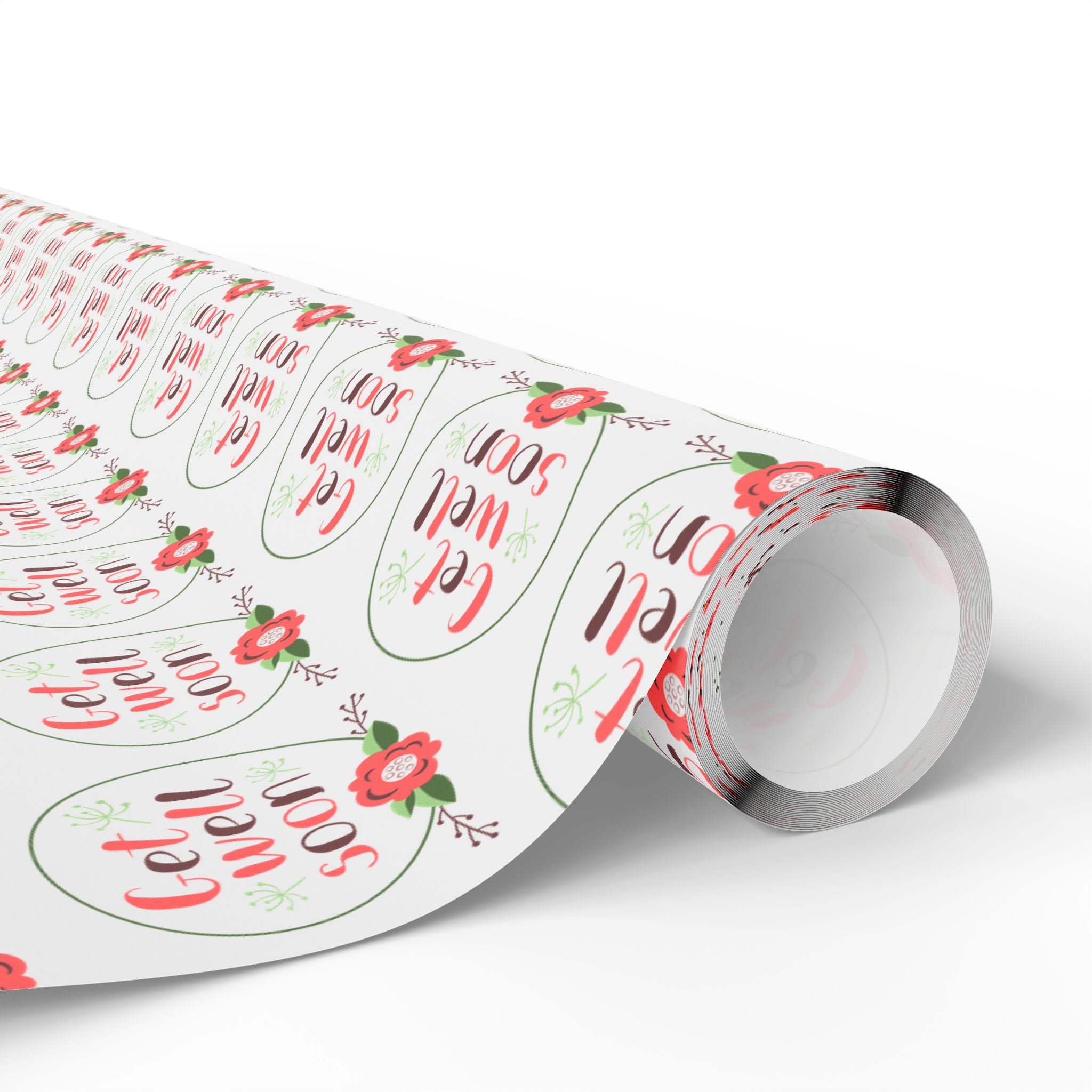 Get Well Soon Wrapping Paper Design 007 | Holiday Gift Wrapping Paper Roll