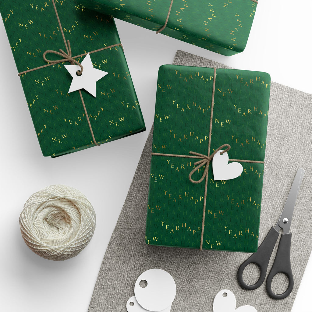 New Year's Elegant Toast Wrapping Paper - Holiday Gift Wrapping Paper Roll