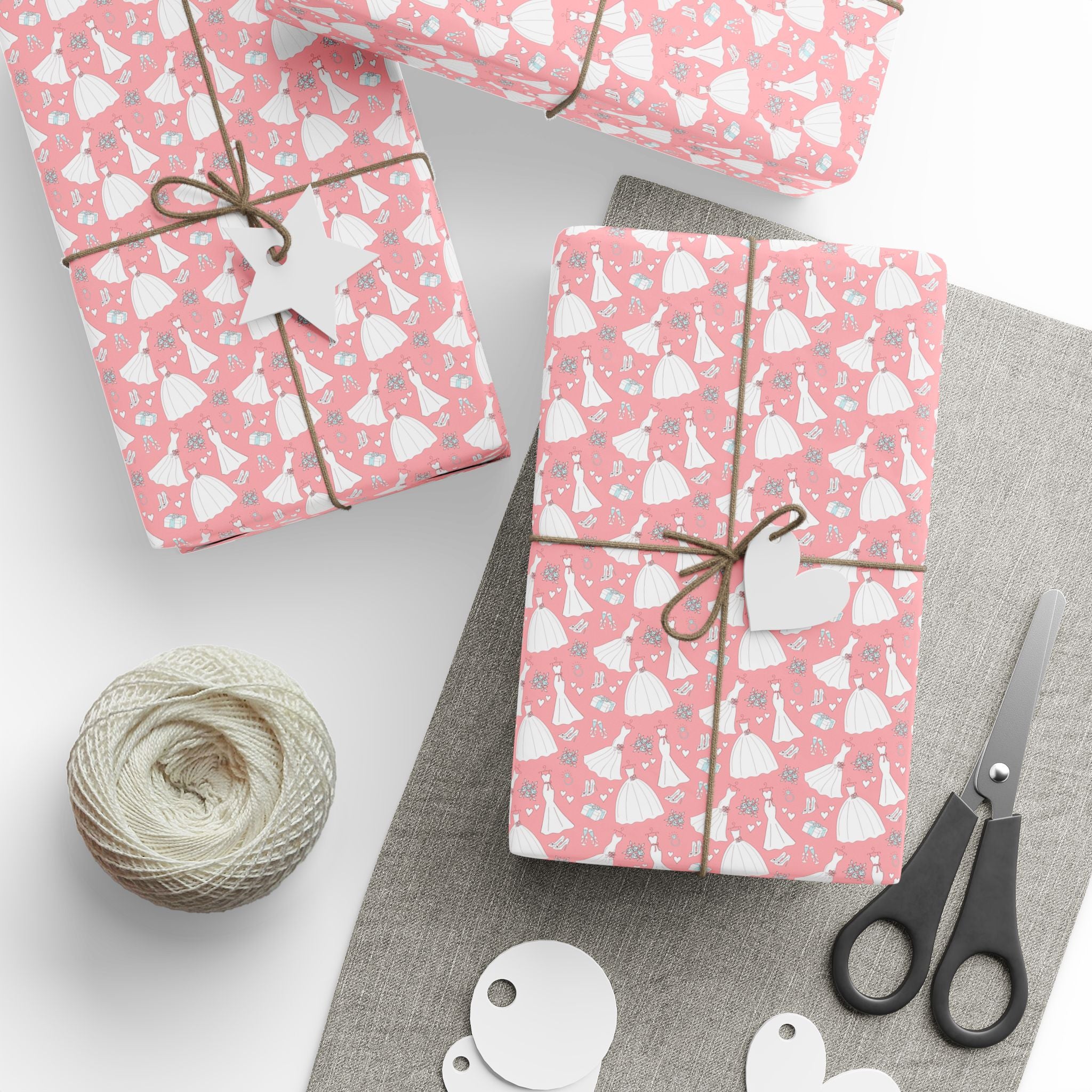 Bridal Shower Wrapping Paper Design 006 - Holiday Gift Wrapping Paper Roll