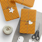 Thanksgiving Chevron Wrapping Paper | Holiday Gift Wrapping Paper Roll