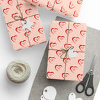 Mother's Day Hearts Wrapping Paper - Holiday Gift Wrapping Paper Roll