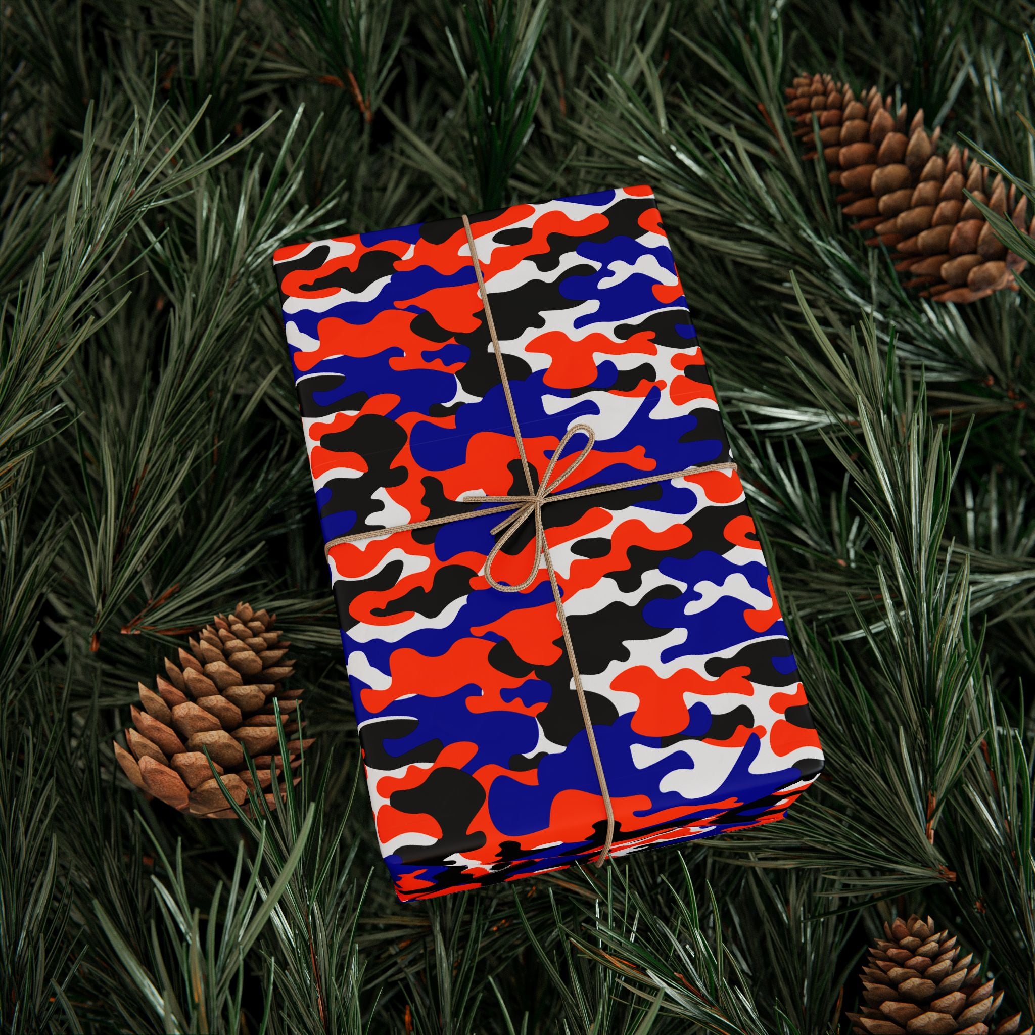 Florida Gators Inspired Camoflauge Wrapping Paper - Holiday Gift Wrapping Paper Roll