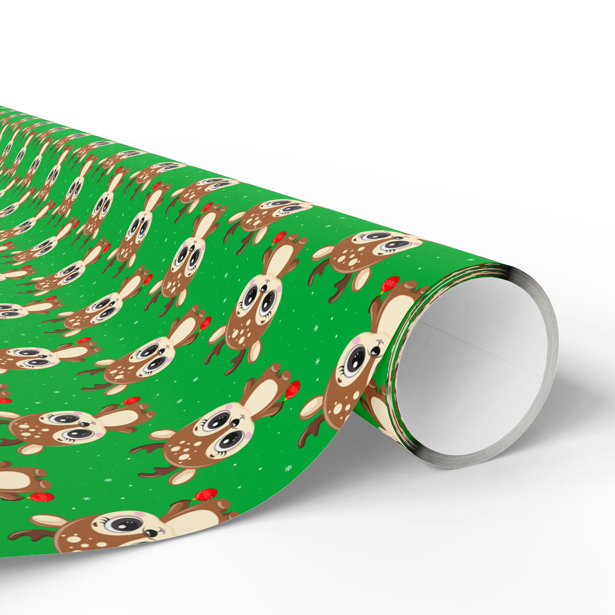 Christmas Baby Reindeer Wrapping Paper | Holiday Gift Wrapping Paper