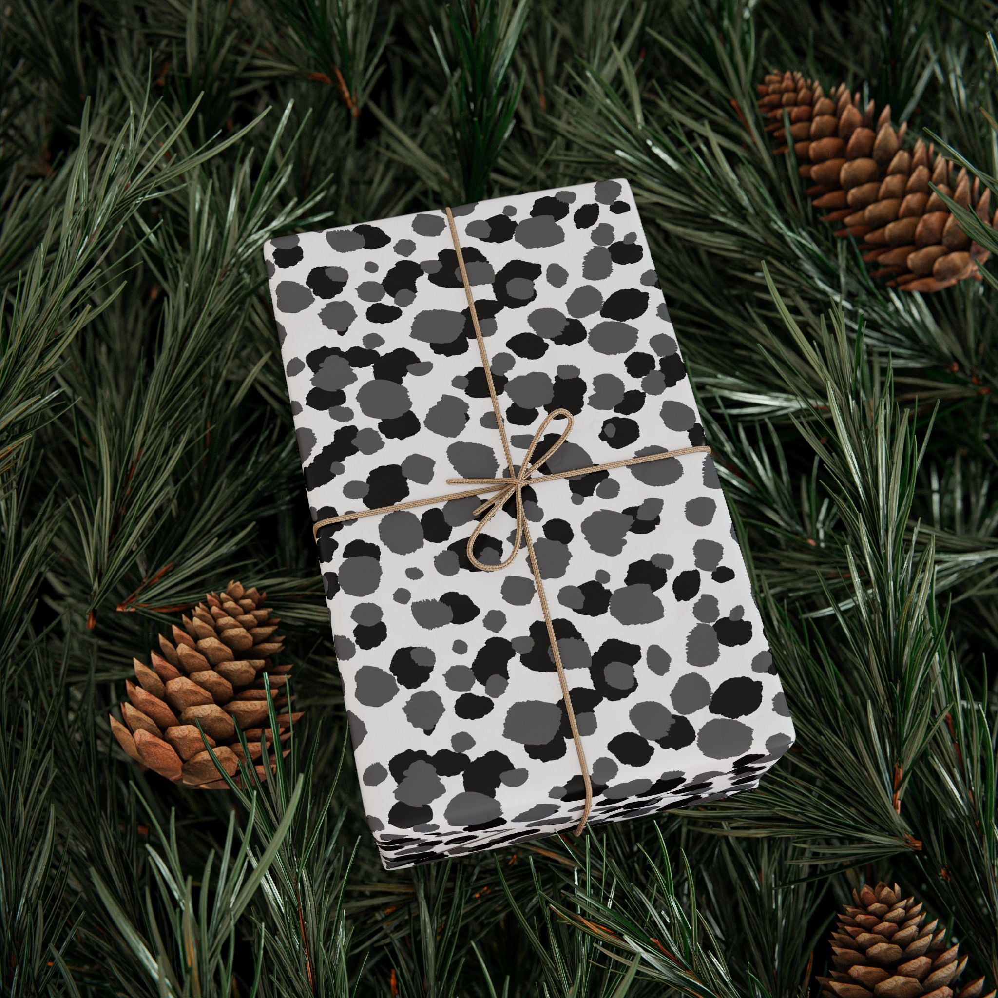 Animal Print Design 035 Dalmation Skin Wrapping Paper - Holiday Gift Wrapping Paper Roll