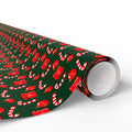 Christmas Red Gift Candies Wrapping Paper | Holiday Gift Wrapping Paper Roll