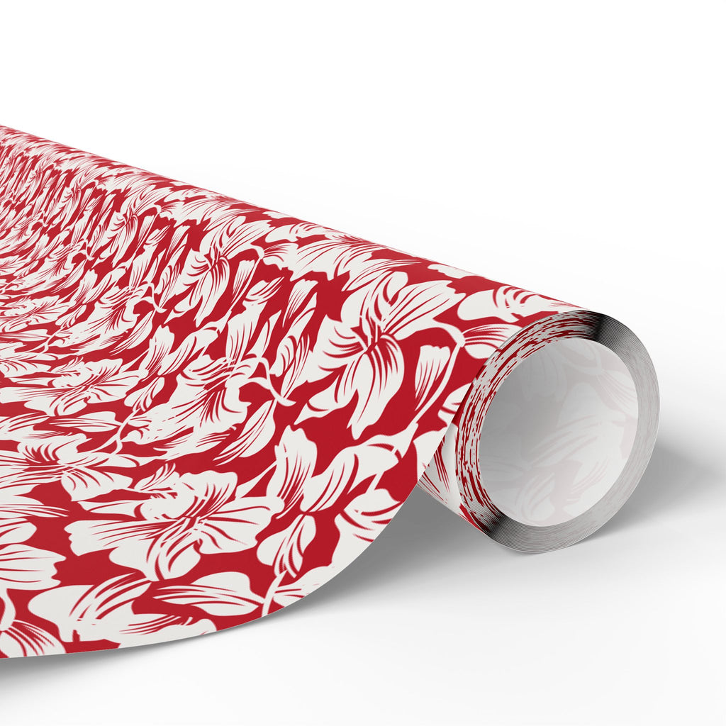 Floral Design 007 Wrapping Paper - Holiday Gift Wrapping Paper Roll