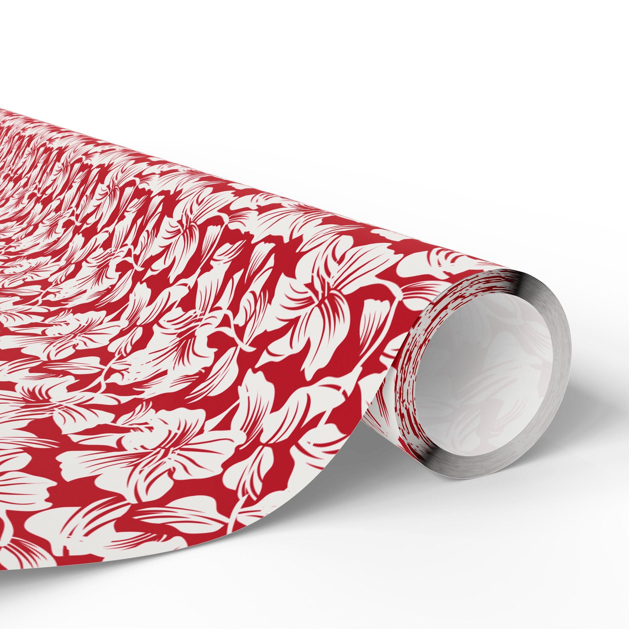 Floral Design 007 Wrapping Paper - Holiday Gift Wrapping Paper Roll