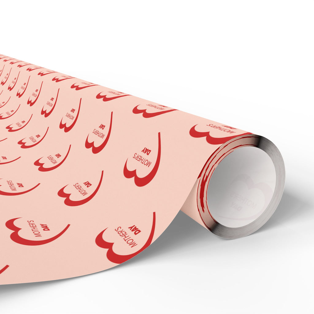 Mother's Day Hearts Wrapping Paper - Holiday Gift Wrapping Paper Roll