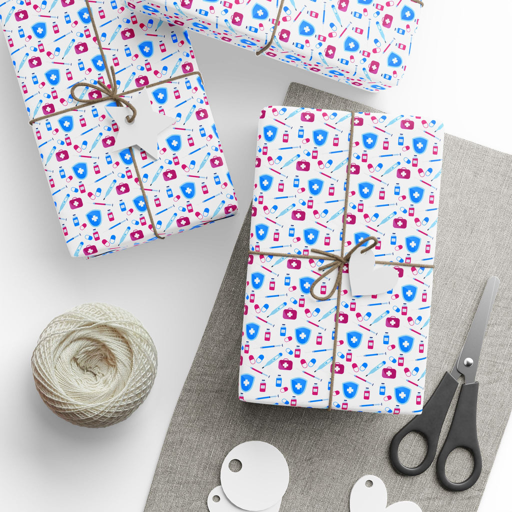 Get Well Soon Wrapping Paper Design 020 | Holiday Gift Wrapping Paper Roll