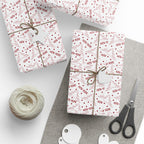 New Year's Pine Stars Wrapping Paper - Holiday Gift Wrapping Paper Roll