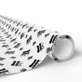 NSFW "F#ck It" Meme on White Wrapping Paper - Holiday Gift Wrapping Paper Roll