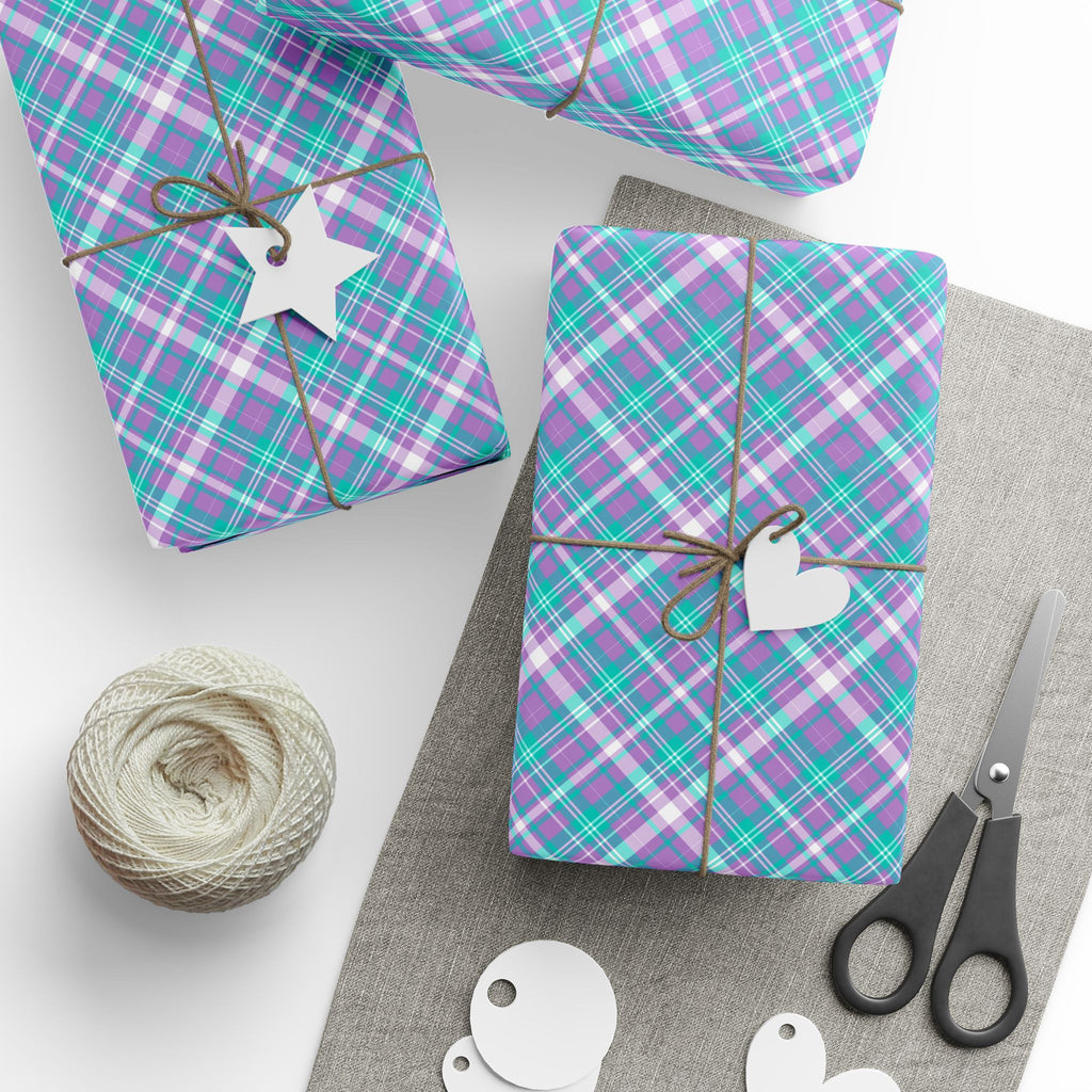 Tartan Plaid Design 007 Wrapping Paper - Holiday Gift Wrapping Paper Roll