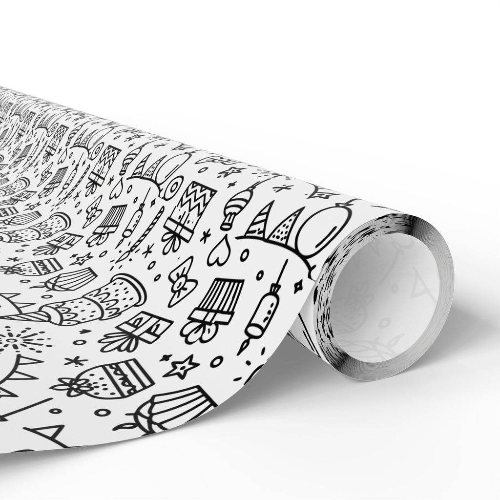 Birthday Wrapping Paper Design 003 - Holiday Gift Wrapping Paper Roll