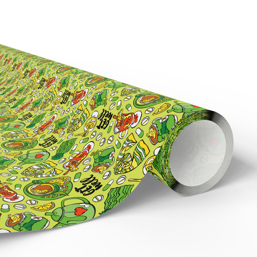 Get Well Soon Wrapping Paper Design 006 | Holiday Gift Wrapping Paper Roll