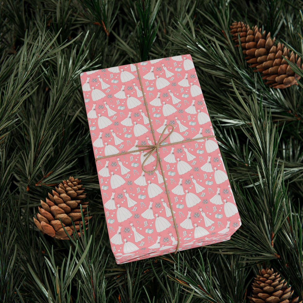 Bridal Shower Wrapping Paper Design 006 - Holiday Gift Wrapping Paper Roll