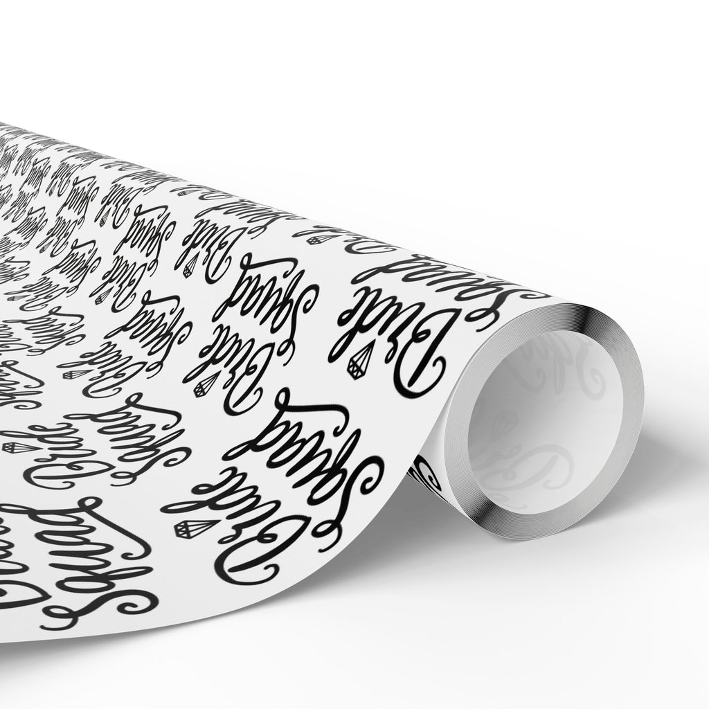 Bridal Shower Wrapping Paper Design 001 - Holiday Gift Wrapping Paper Roll