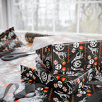 Day of the Dead Divided Marigolds Wrapping Paper | Holiday Gift Wrapping Paper Roll