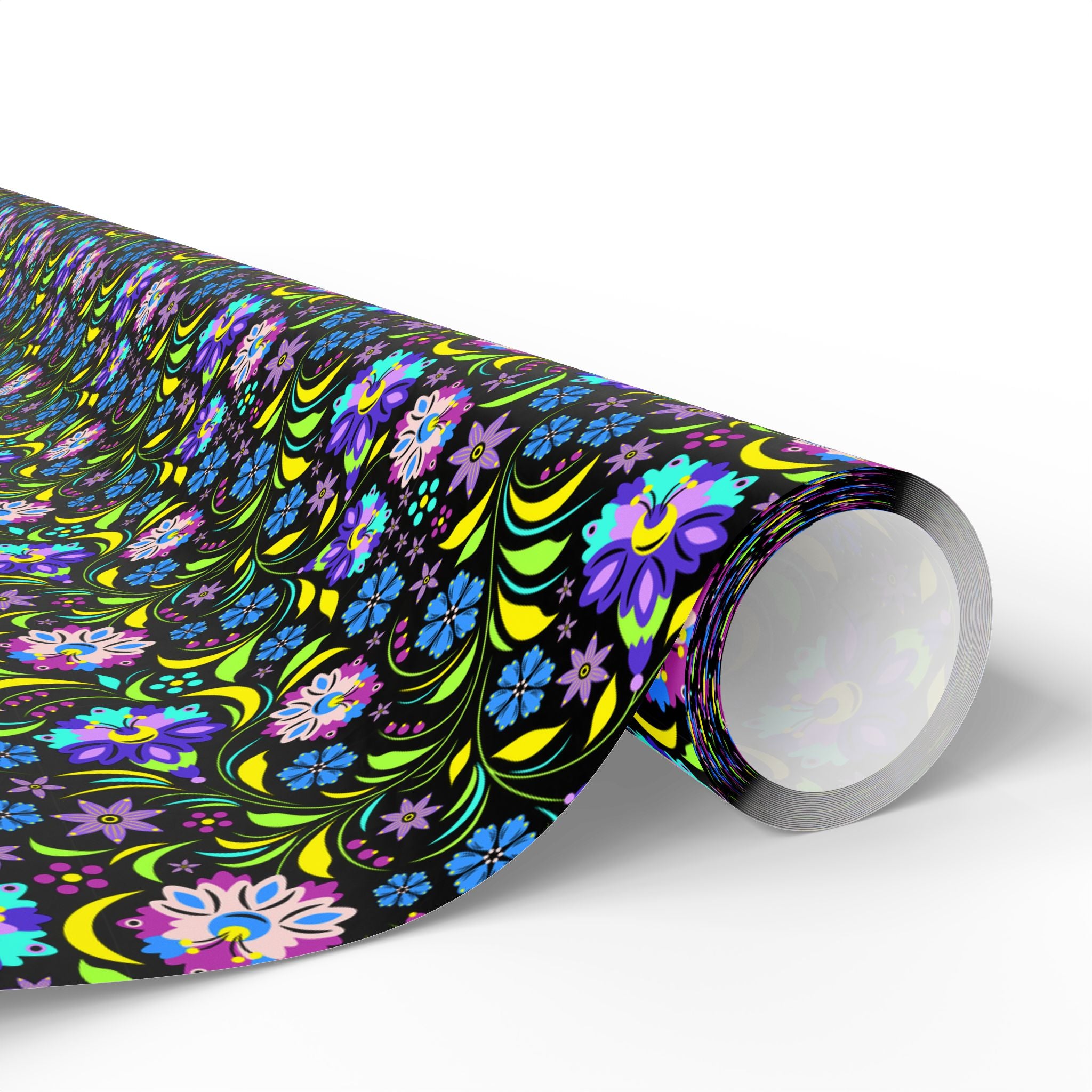 Floral Design 008 Wrapping Paper - Holiday Gift Wrapping Paper Roll