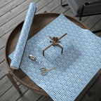 Hanukkah Star of David Collage Wrapping Paper | Holiday Gift Wrapping Paper Roll