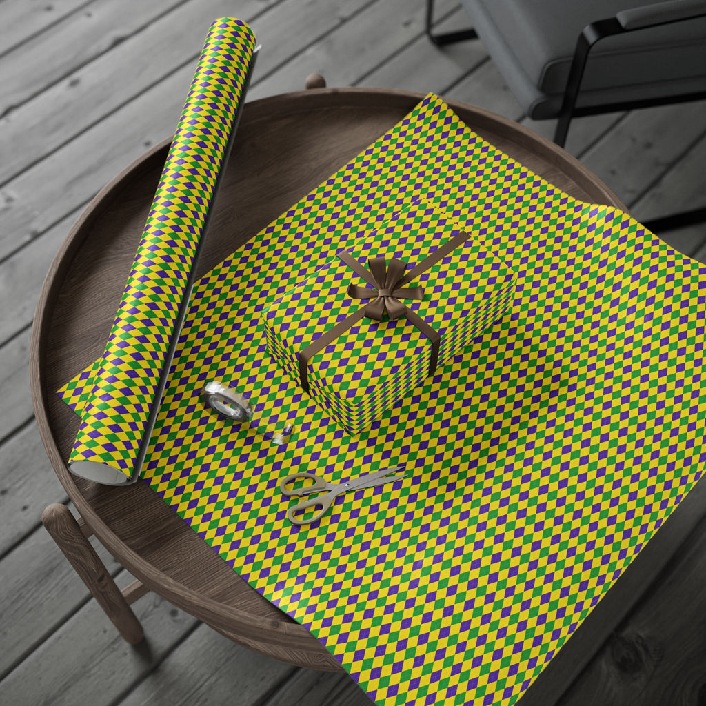 Argyle Design 011 Wrapping Paper - Holiday Gift Wrapping Paper Roll