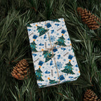 Christmas Ho Ho Ho Trees Wrapping Paper | Holiday Gift Wrapping Paper Roll