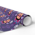 Day of the Dead Calavera Catrina Wrapping Paper | Holiday Gift Wrapping Paper Roll