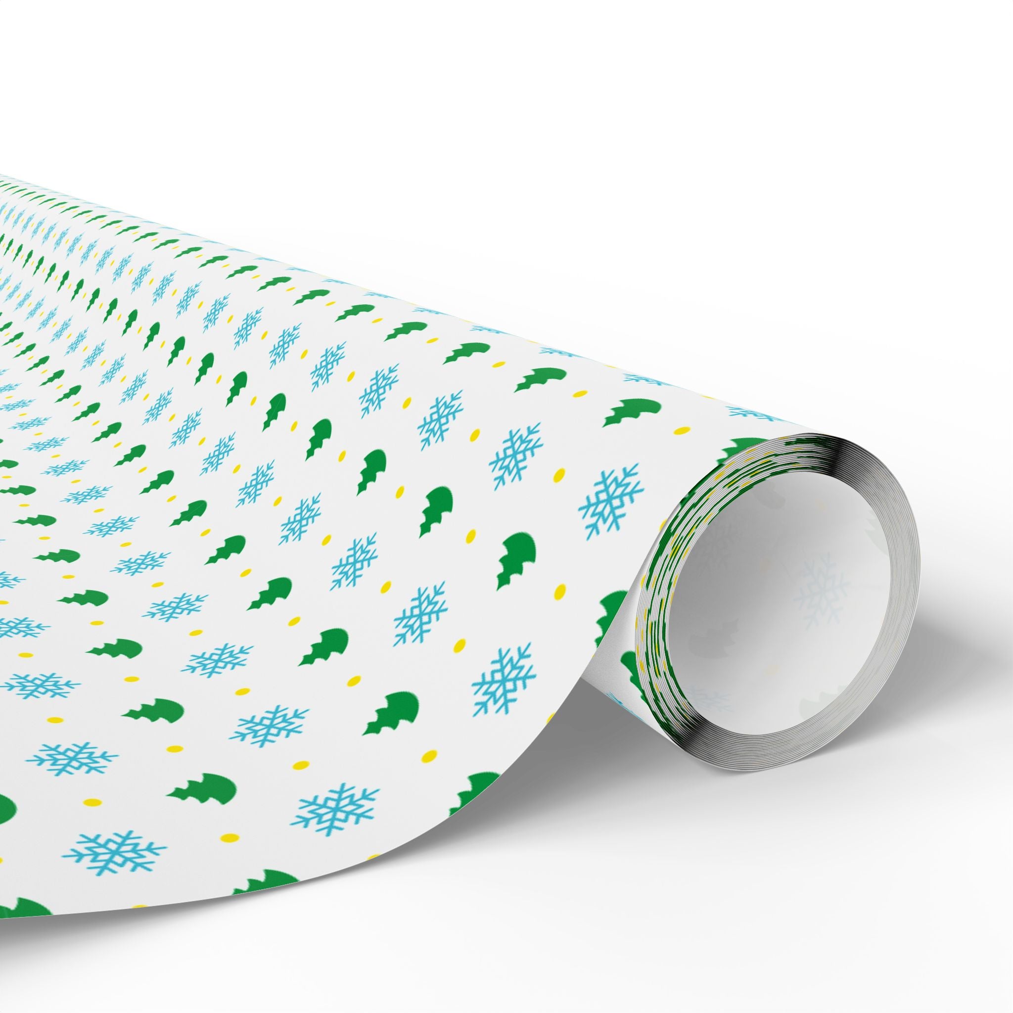 Christmas Stellar Crystals Wrapping Paper | Holiday Gift Wrapping Paper Roll