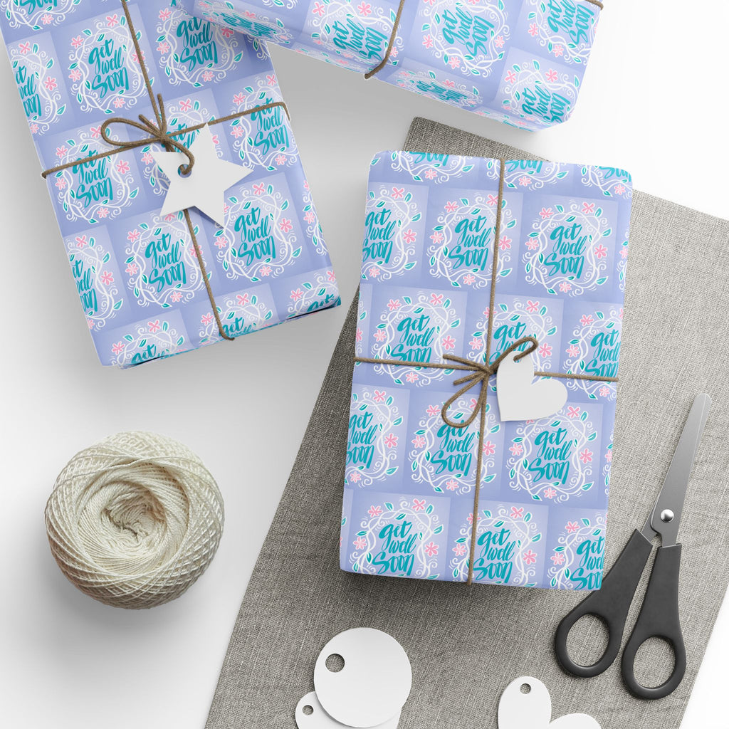 Get Well Soon Wrapping Paper Design 013 | Holiday Gift Wrapping Paper Roll
